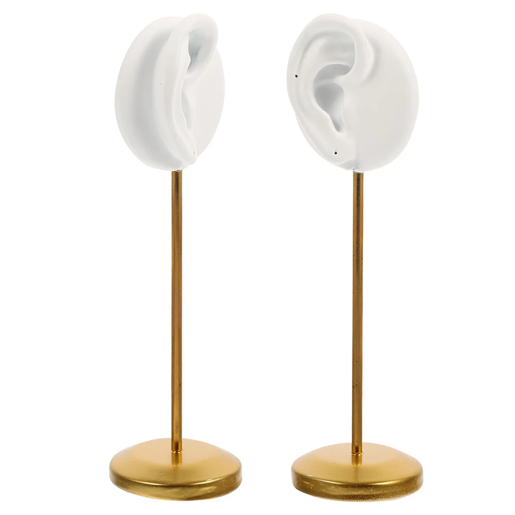 

2 Pcs Ear Studs Display Stand Shape Earrings Organizer for Shop Holder Stands Rack