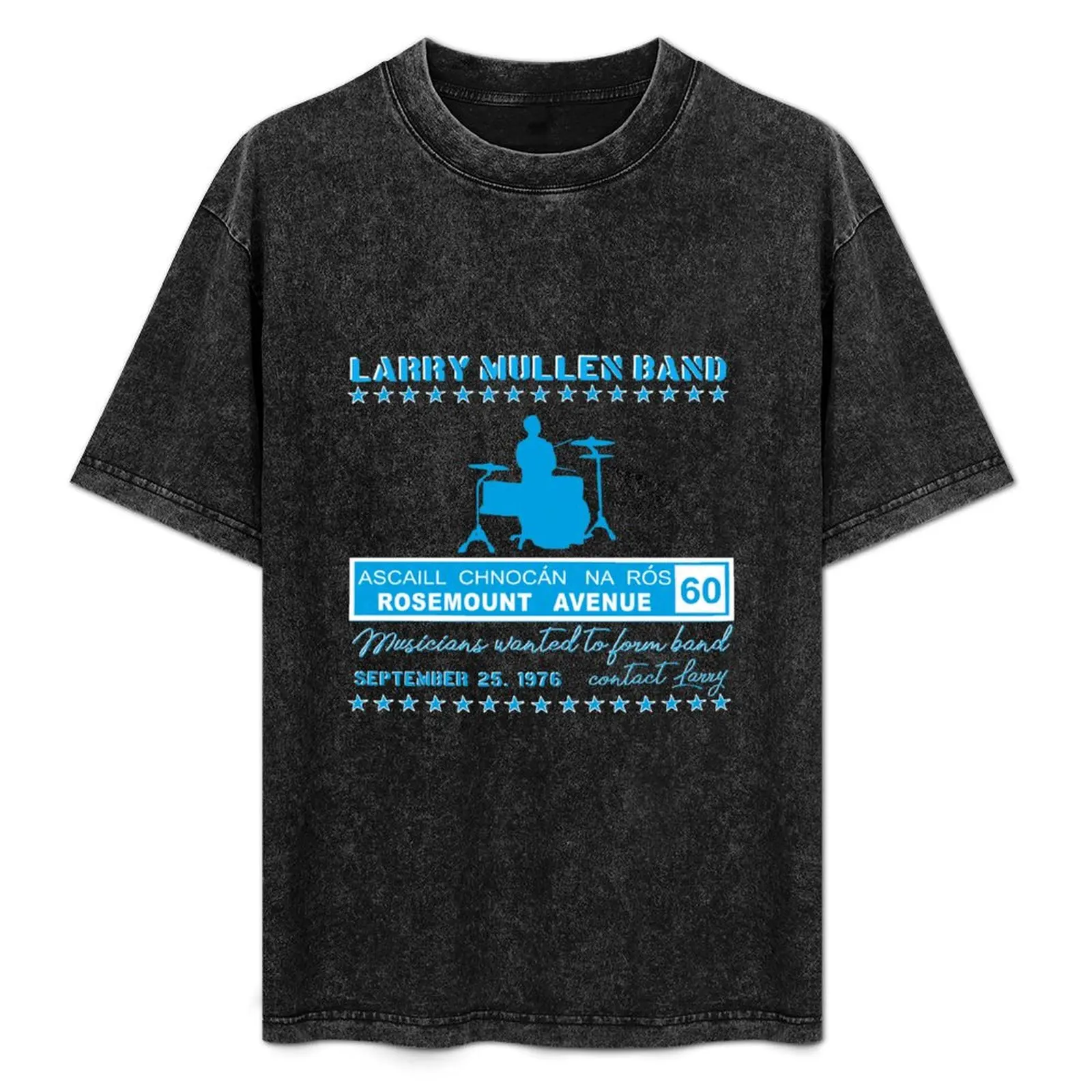 Larry Mullen Band - The first jam session of the band that became T-Shirt street wear cute clothes clothes for men