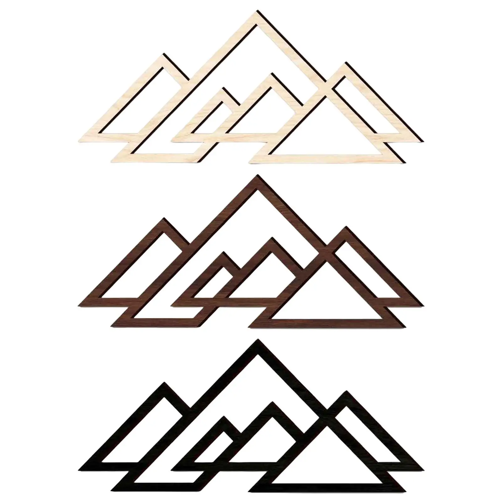 3D Mountain Wall Decor Removable Hanging for Background Bedroom Office Bathroom Home