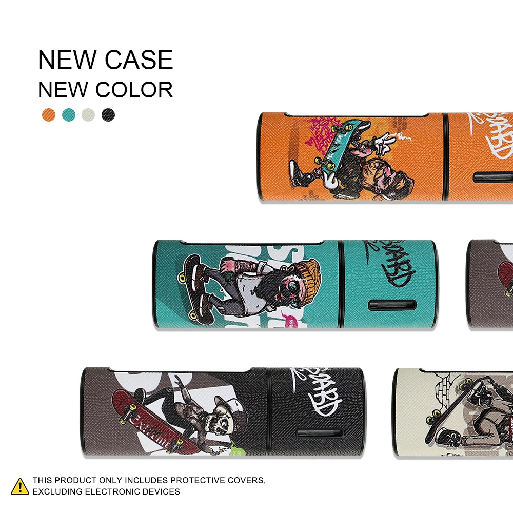 PU leather protective case suitable for LiL HYBRID 3.0, a fashionable and trendy protective accessory for electronic cigarettes. view 2