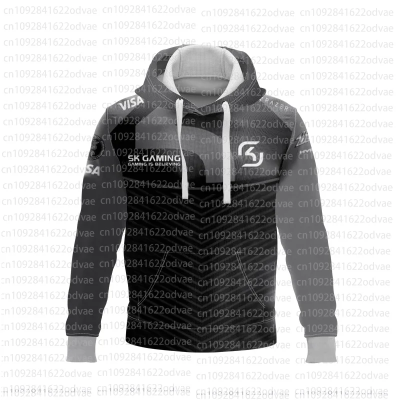 2024 New Esports Player Game Jersey Uniform SK Gaming The Dream Short Sleeve Hoodie Men Esport Team Fans 3D printing Autumn Tops