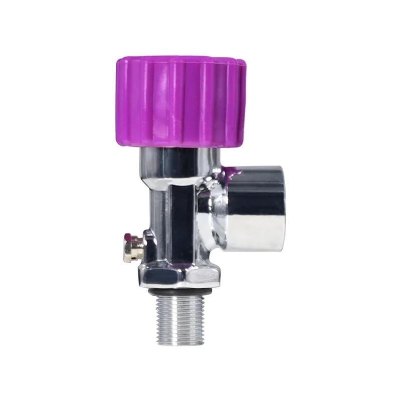 Valvola del serbatoio dell'ossigeno ABXF-Premium ad alta pressione 30MPA con fibra di carbonio e manometro M18x1.5 G5/8