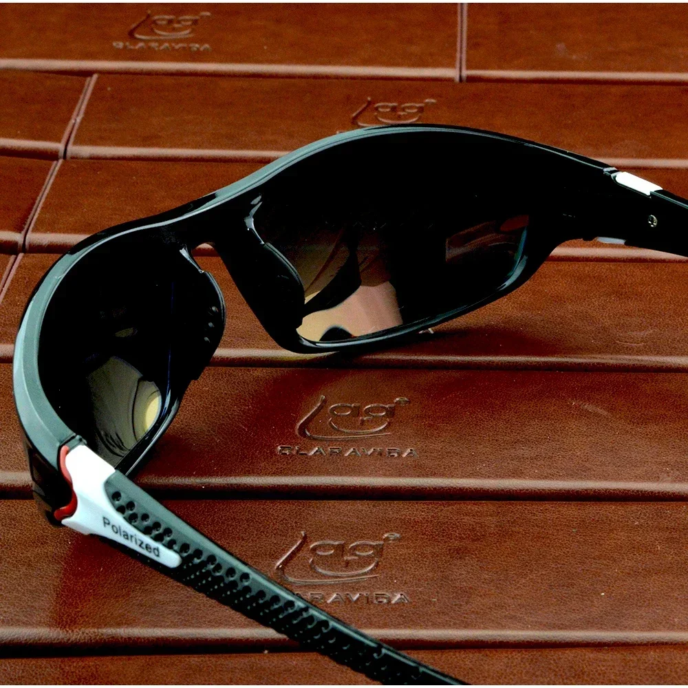 نظارات شمسية كلارا فيدا للرجال للدراجات والصيد والرياضة، مستقطبة بحماية UV400 وUV100%، عدسات عاكسة