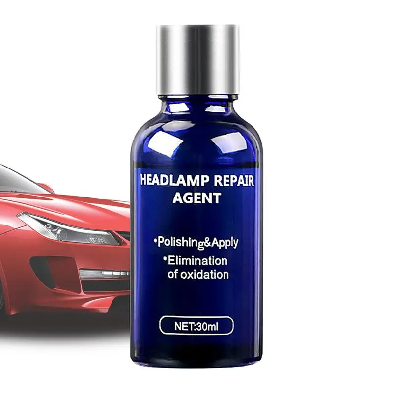 

10/30ml Car Headlight Repair Fluid Headlight Polish Headlight Repair Refurbishment Liquid Car Headlight Restoration Wash Tool