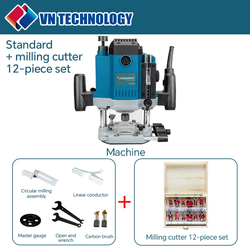 Hout Router, Router Tool Hout Trimmer Router Elektrische Hand Trimmer Laminaat Frezen Graveren Snij Snijwerk 220V