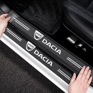 Xe hơi bảo vệ xe hơi bảo vệ Decalque, Sticker Carbon Fiber, Dacia Logo, Tây Ban Nha, Xuân, Logan, Sandero, Chạy bộ, Lodgy, Bigster, Dokker, 4PCS 8 Bán hàng chính Logan giày - №8