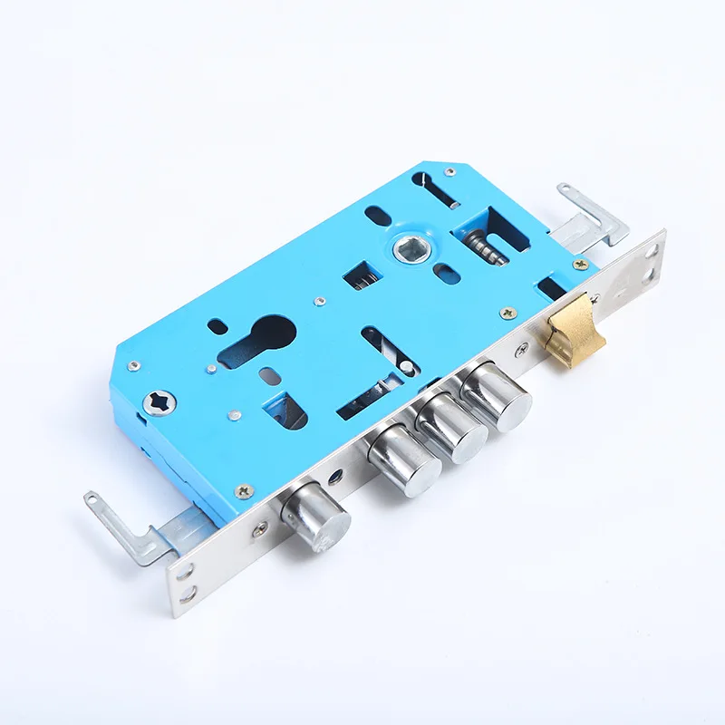 

1PCS Anti Theft Door Lock Body Hardware Lock Accessories Entrance Door Household Door Sky Blue Lock Body