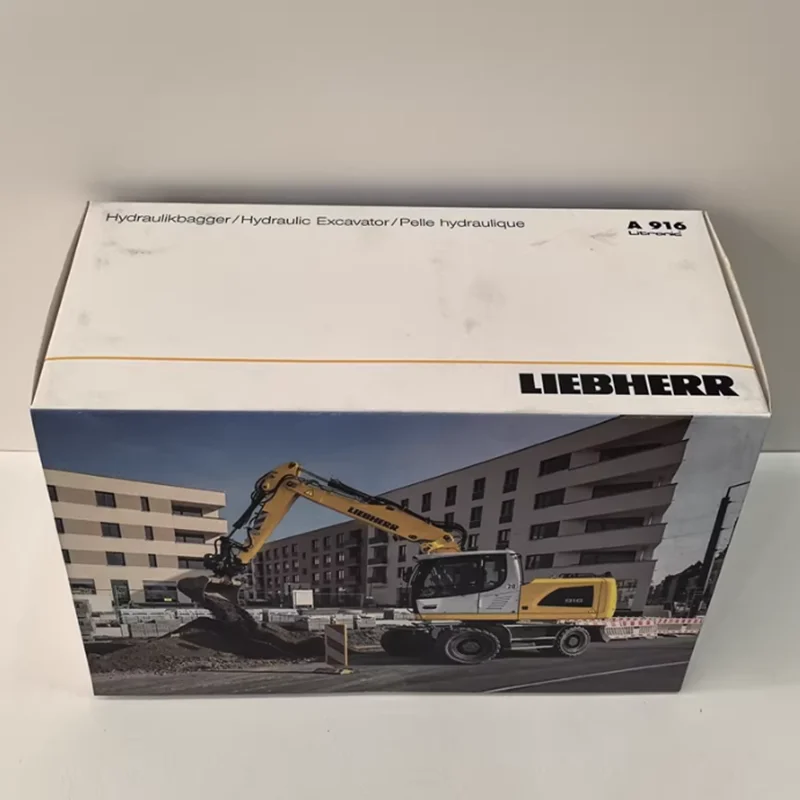 

Литой под давлением масштаб 1:32, LIEBHERR A 916, экскаватор, модель автомобиля из сплава, статическая коллекция, украшенные праздничные подарки, игрушки, классический сувенирный подарок