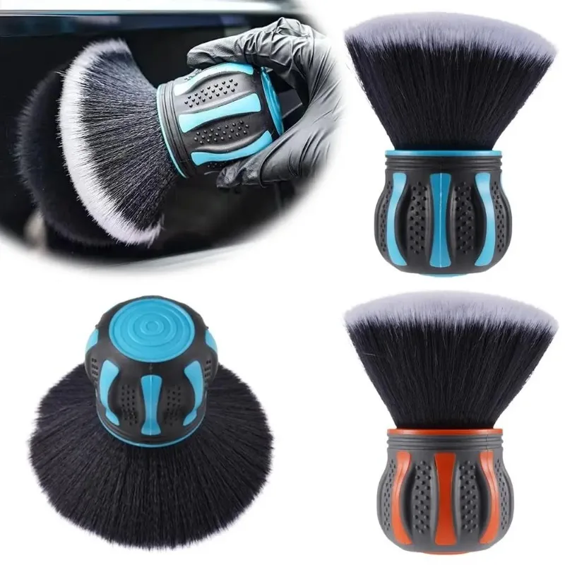 Ultra Soft BristlesCar Detailing Brush,Ergonomic Handle XL Synthetic Brush, Cleaning Dust In Cracks Inside Or Outside Vehicles