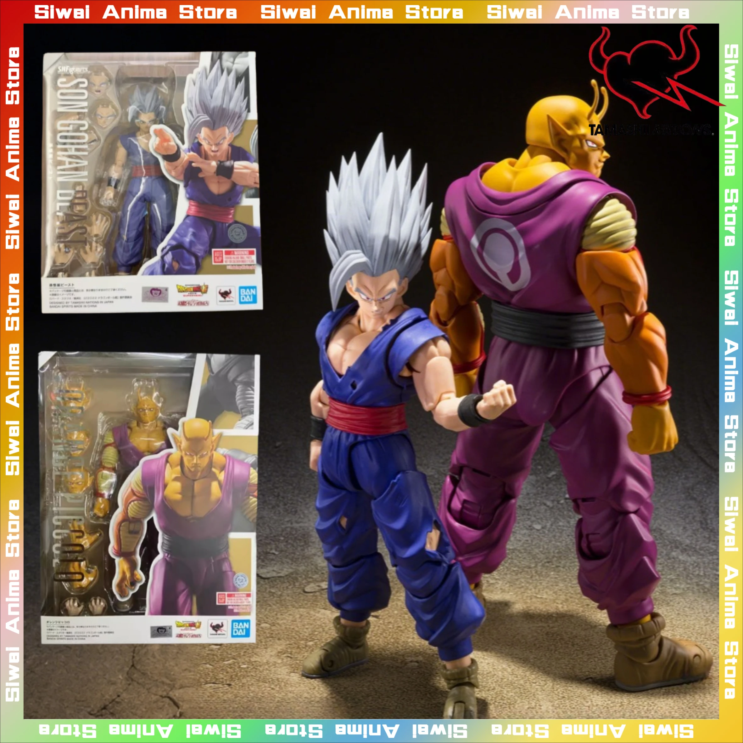 

Оригинальный BANDAI Dragon Ball супергерой театральная версия Piccolo Gohan Goku Vegeta SHF аниме фигурки коллекция модель игрушки