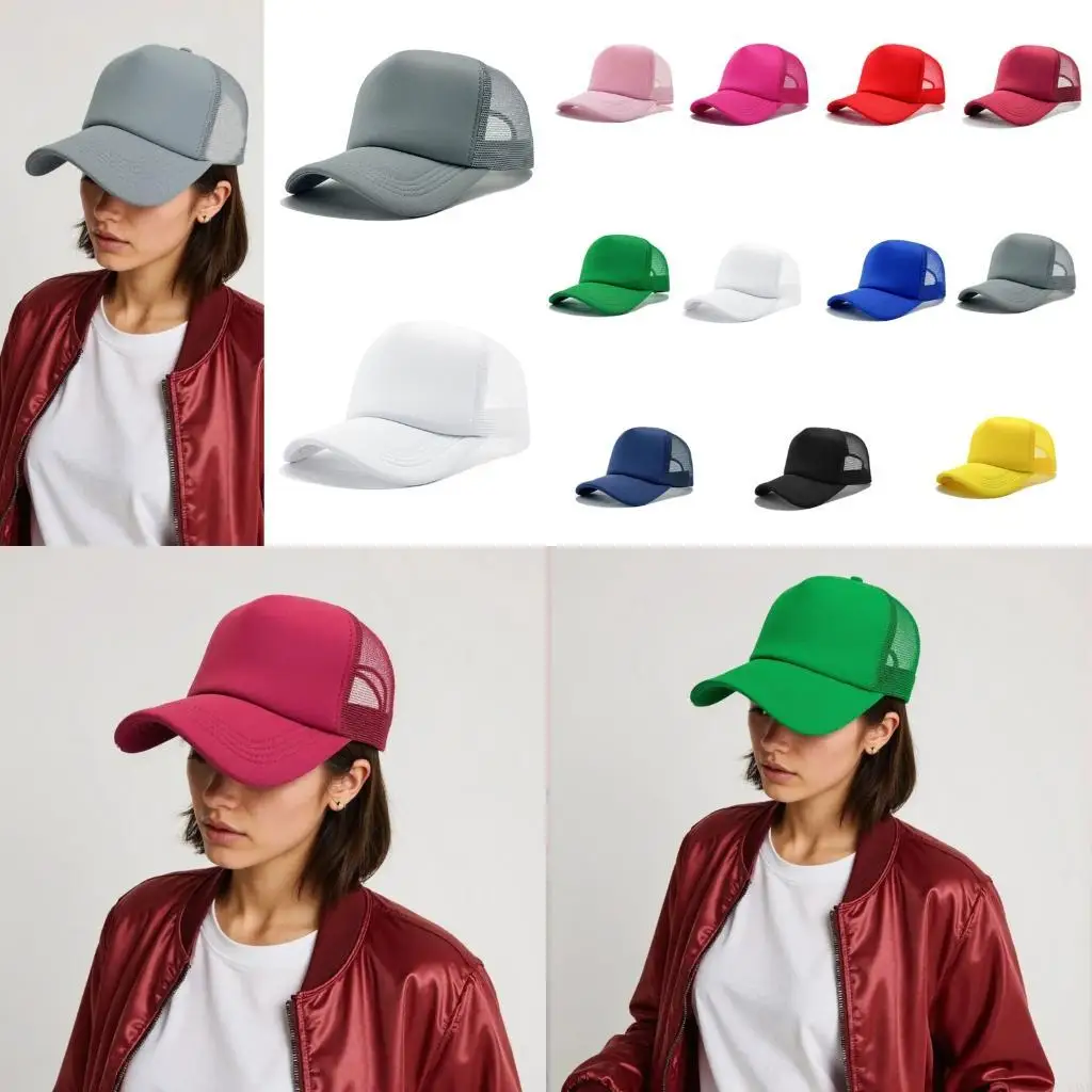 

Y3NE Adjustable Sporty Hat Sun Hat Truckers Hat Lightweight For Men Women Kids