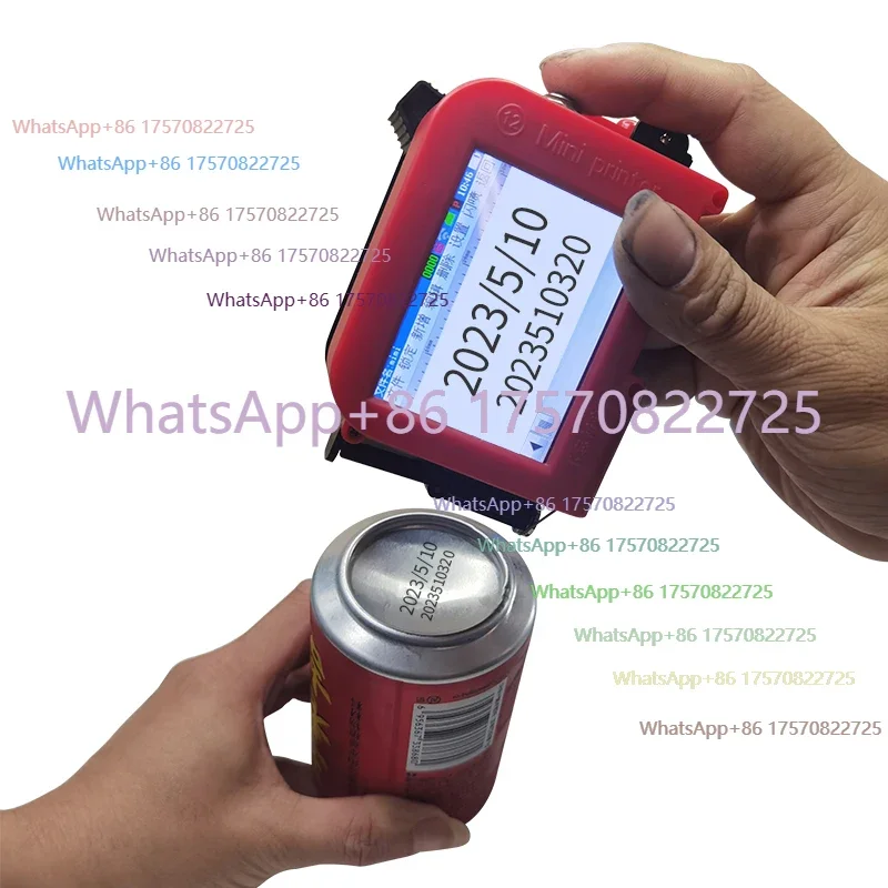 2024 Newest Mini Handheld Pocket Inkjet Printer for Plastic Bag Date Bar Code QR Code Portable Inkjet Printers
