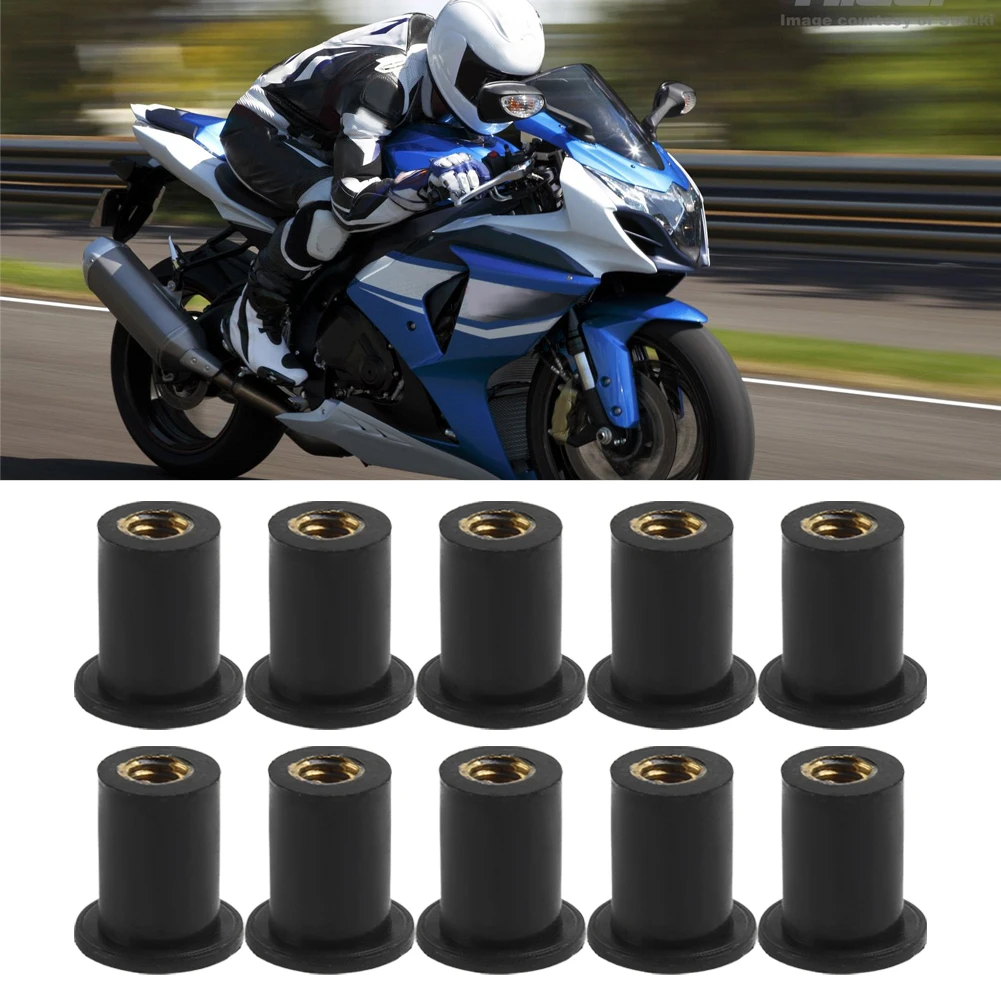 

Набор винтов для лобового стекла мотоцикла M5x16 мм с резиновыми гайками и неопреновыми шайбами для совместимости на лобовое стекло Suzuki