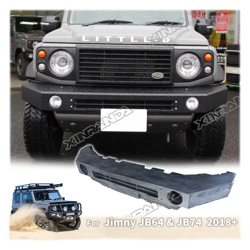 for Jimny Body Kits Little D Defender Style Front Bumper for Suzuki Jimny Body kits JB74 JB64 2018- Gen4 Sierra JB74w JB64w