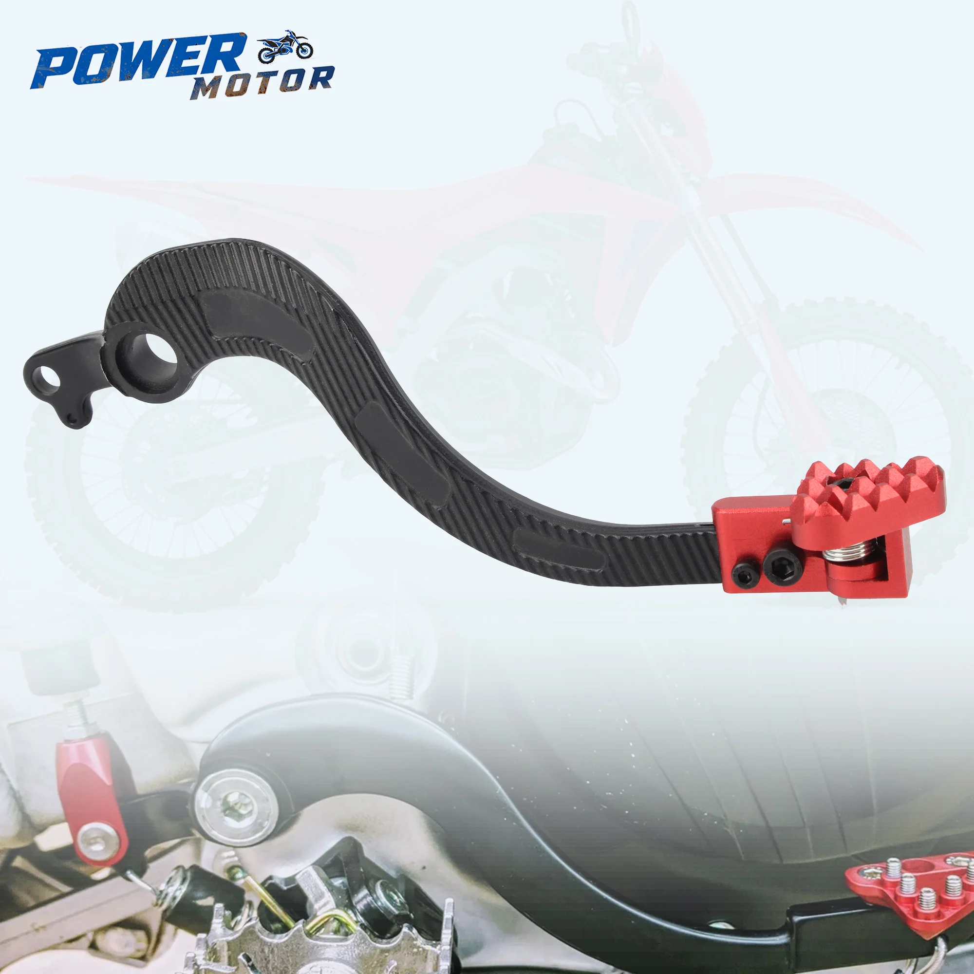 

For Honda CRF250X CRF450X Motocross Rear Brake Pedal Lever CNC Aluminum CRF 250X 450X 2005-2017 Dirt Pit Bike Parts Enduro