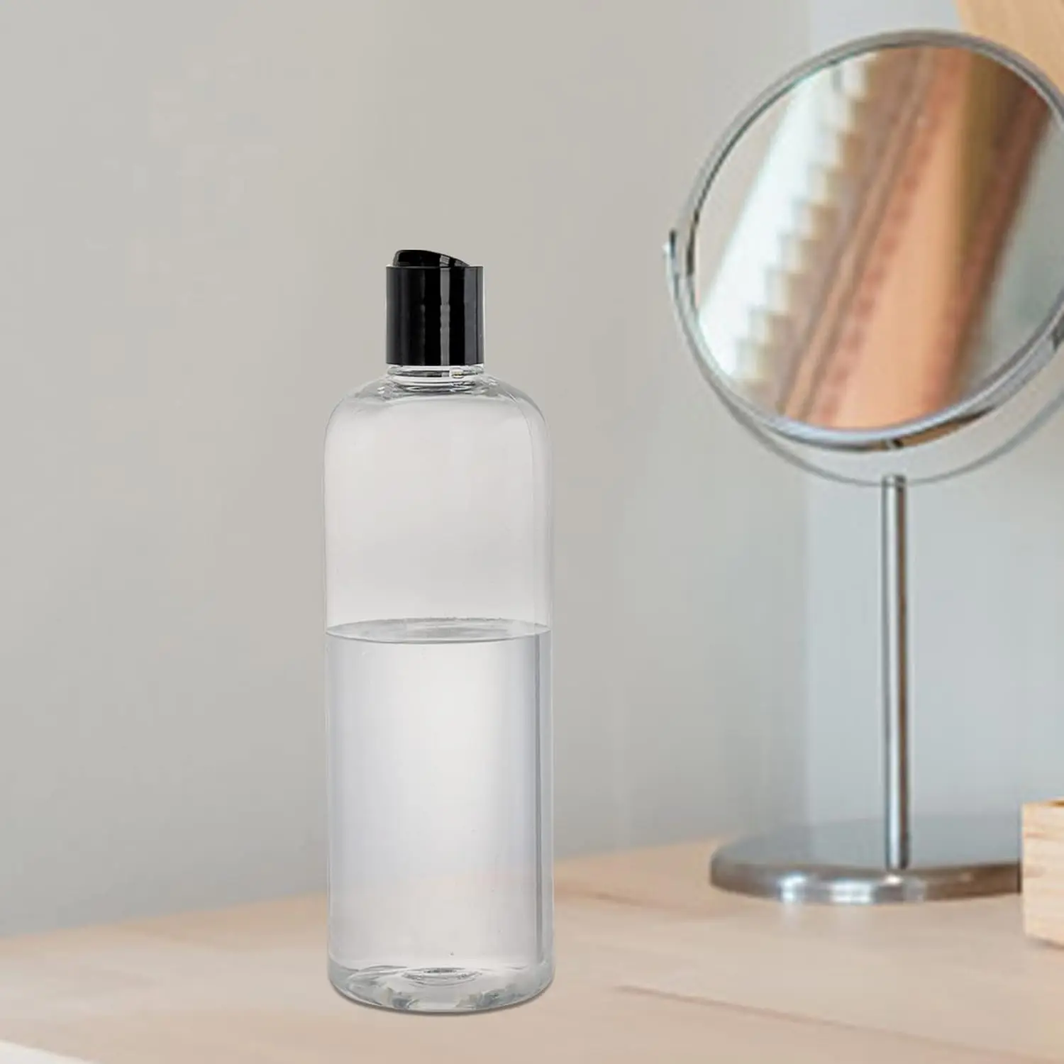 20 Stück 30/50/60/100ml Klare Plastik-Leerflaschen mit Klappverschlüssen, Nachfüllbare Reisebehälter für Shampoo und Lotion – Detail 7