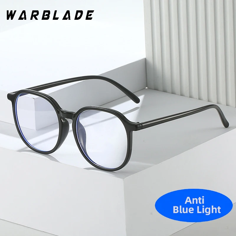 

TR90 Square Frame Anti-Blue Light Glasses Fashion Retro Men Women Computer Gaming Eye Protection Classic Plain Glass Spectacles