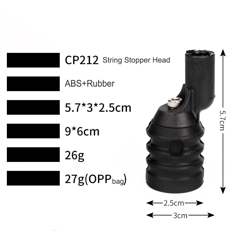 Archery Bow String Stopper Compound Bow Stabilizer Rubber Alloy Shock Absorber Hunting Tools Outdoor Sport Shooting Accessories