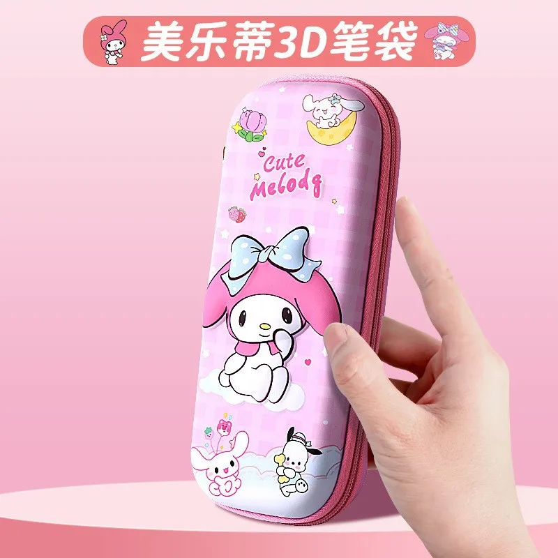 サンリオ 3D クロミ メロディ シナモロール ペンケース 漫画 大容量 文房具バッグ ペンケース 学生用