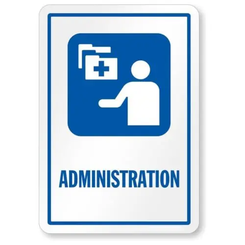 Administration Hospital Admin Aluminum Weatherproof 12