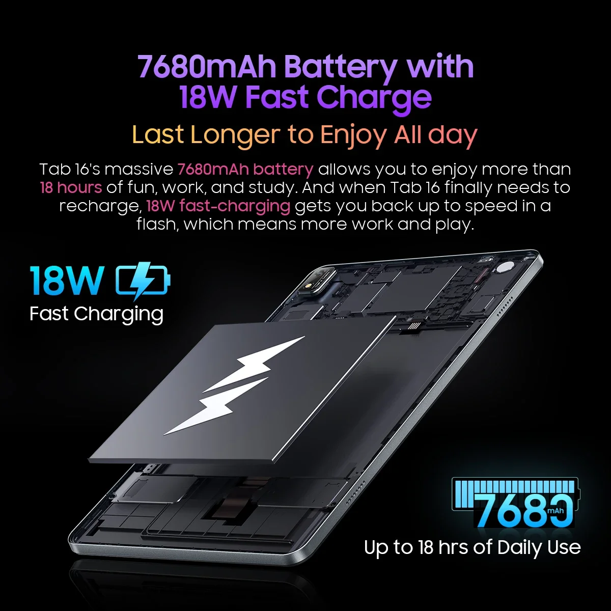 【World Premiere】Blackview Tab 16 Tablet Android 8GB+256GB 7680 mAh Battery 11\'\'2k FHD+ Display Widevine L1 Unisoc T616 Tablet PC