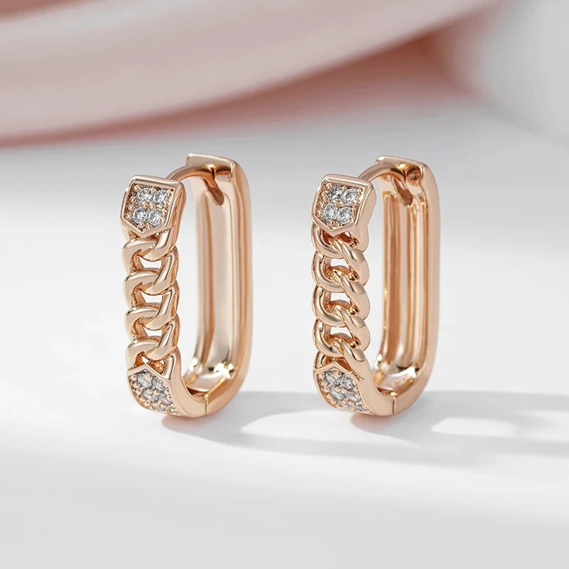

Elegant Fashion Gold Color Inlaid Cubic Zirconia Dangle Earrings for Women Delicate Engagement Wedding Earrings Jewelry