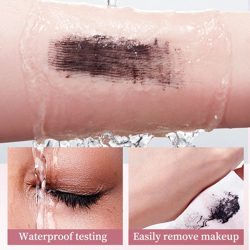 1 ชิ้น/2 ชิ้นมาสคาร่ากันน้ำติดทนนาน, เพิ่มวอลลุ่มและเพิ่มความยาว, กำหนด, ดัดผม, แห้งเร็ว, ป้องกันรอยเปื้อน, แต่งตา