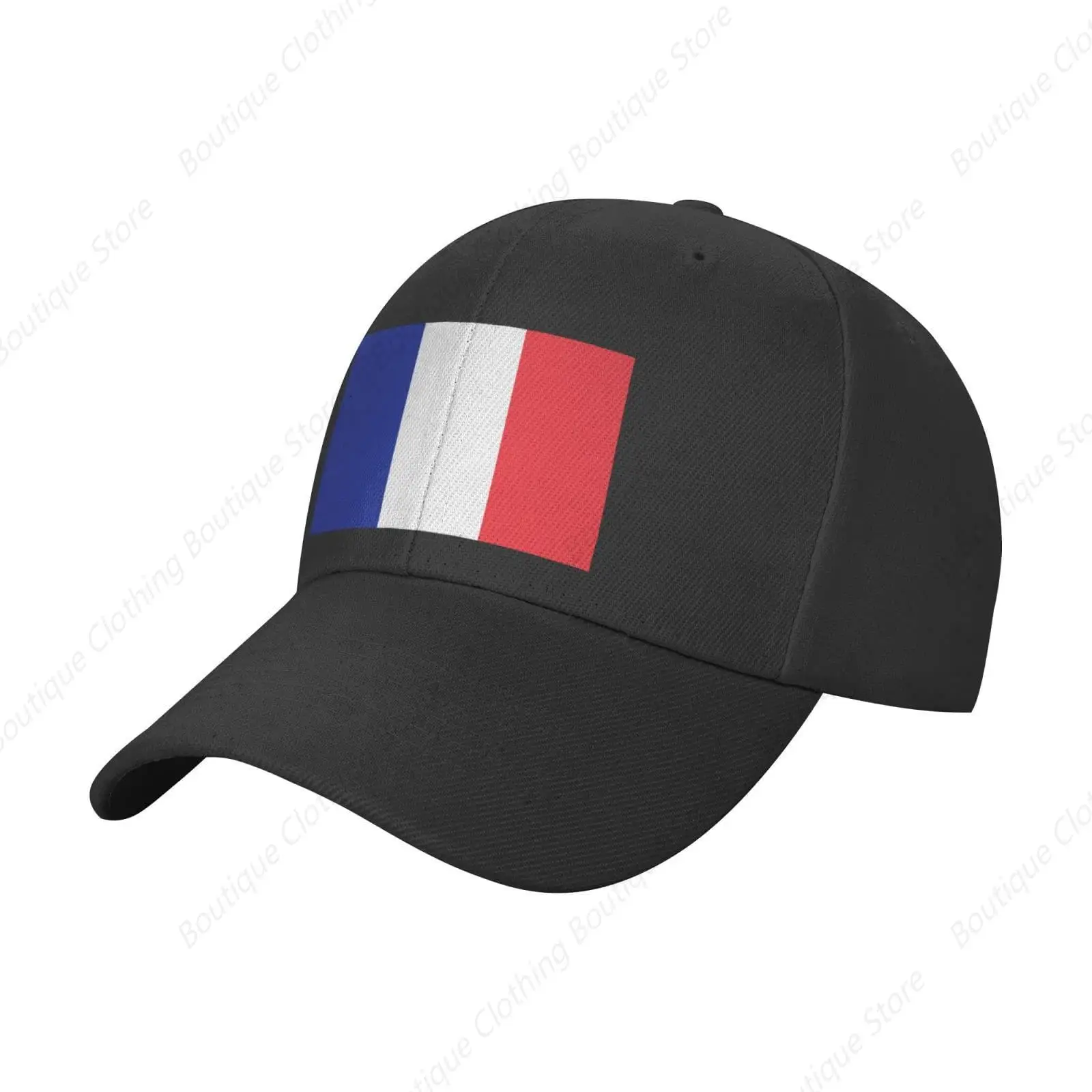 Polyester Baseball Cap Flag of France Hat Lightweight Breathable Sport Hat Quick-Drying Sun Protection Cap Adjustable Strap Cap