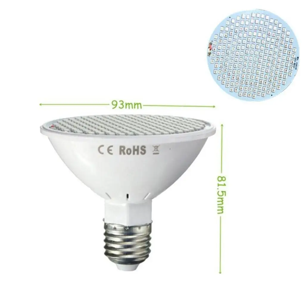 LED 30W, lampada per piante da interno, Impianto per Interni e Piante (E27 2835SMD)