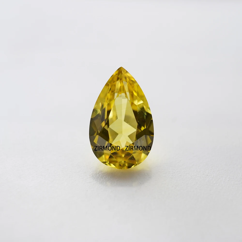 

Cost-effective Intense Yellow Pear Shape with Certificate Yellow Sapphire Loose Gems AGL Code Number Used for making Pendants