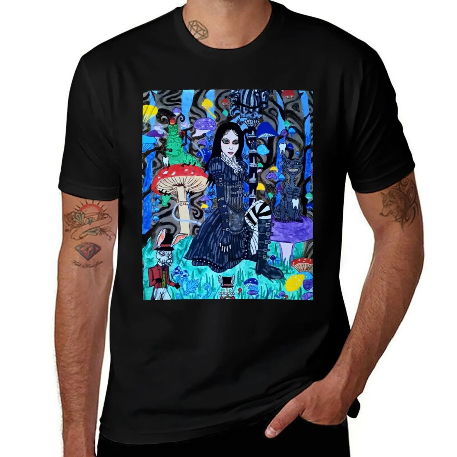 Alice Madness and Friends T-Shirt Work Utility Casual Tee Shirt