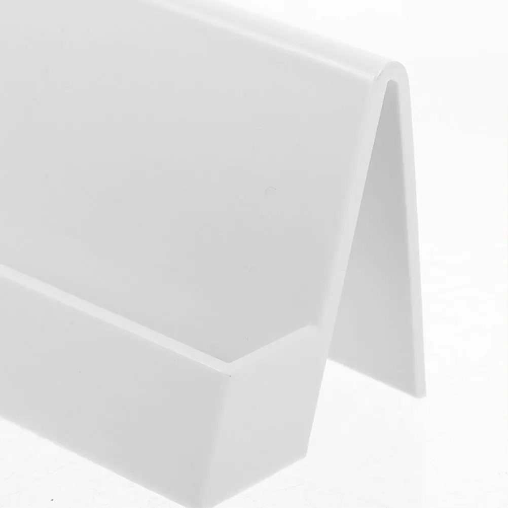 2Pcs Horizontal Card Holder Stand Business Card Display Organizer for Desk Office Greeting Photo Cards Compact Desktop Storage