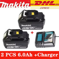 100% original Makita 6.0Ah 18V Rechargeable Battery for Makita 18V BL1830 BL1830B BL1840 BL1840B BL1850 BL1850B Power Tools