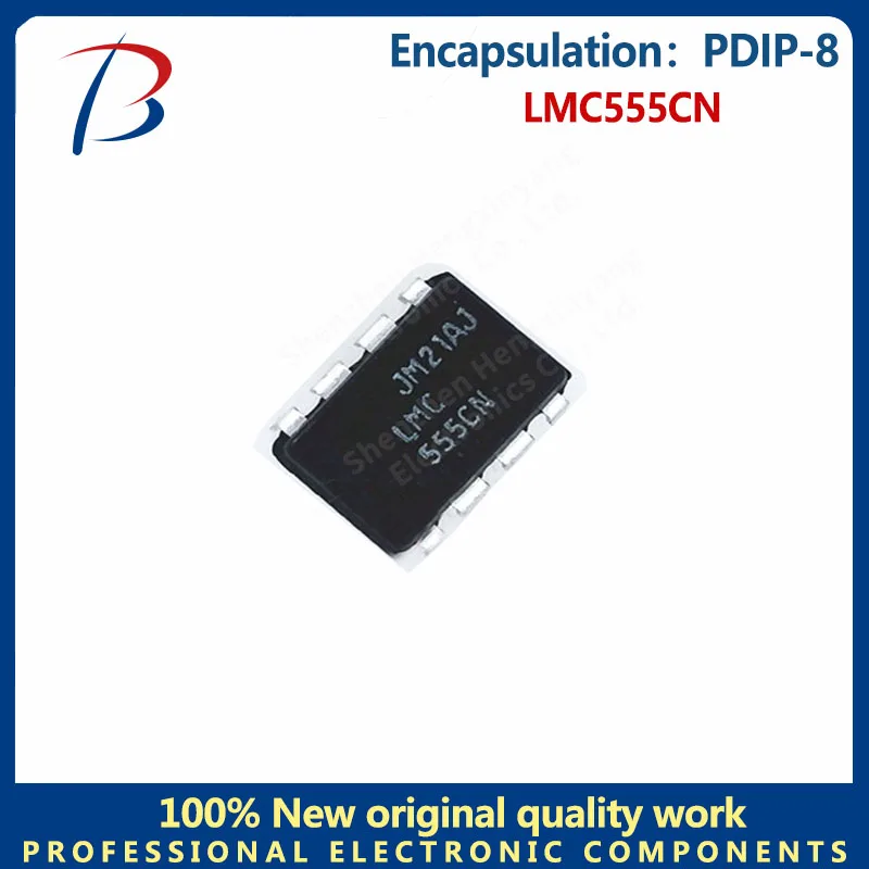 10PCS  LMC555CN package PDP-8 time base integrated timer chip screen printing LMC555CN