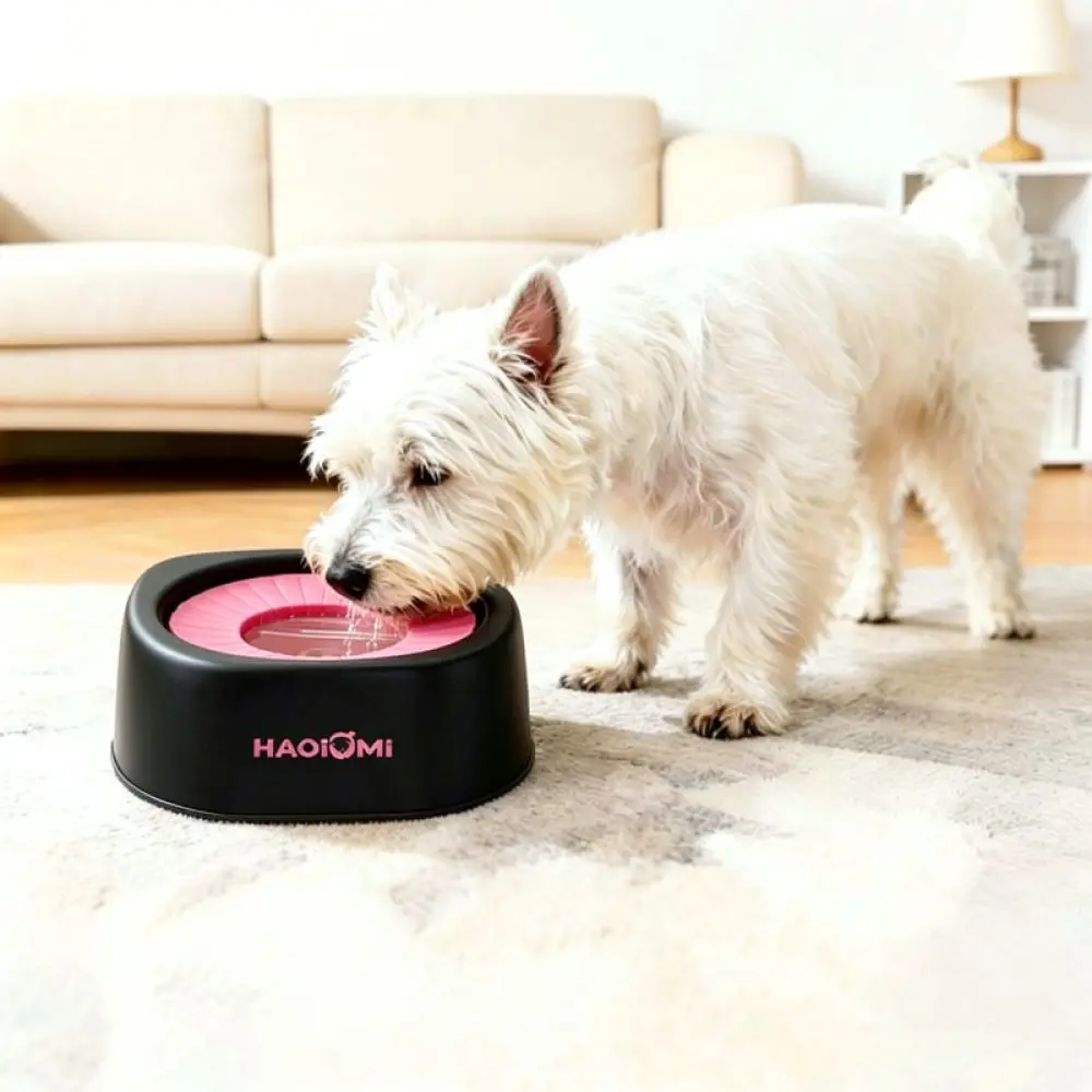 Pet Water Basin Floating Feeder Anti Choke Dog Drinker Bowl Spill Proof No Wet Chin For Hachimi Puppy Supplies