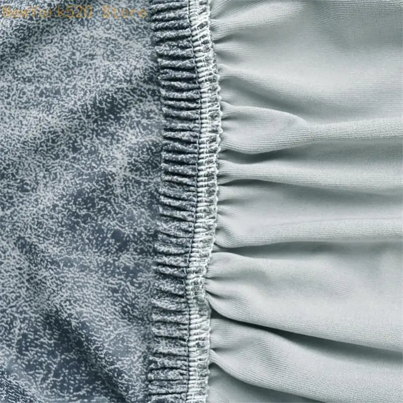 Elastic Waterproof PU Cover Soft Fabric Dining Chair Cushion Protector N84C