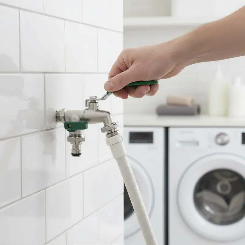 

Zinc Alloy Water Faucet 1/2'' 3/4'' Outside & Inside Turn On/Off Lever Handle Watering Supply Taps Ball Valve Garden Tools