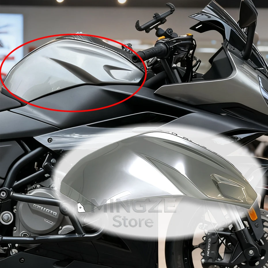 

Motorcycle fuel tank guard shell plastic parts fuel tank left and right shields Fit For CFMOTO CF250SR 300SR 250SRS MY23 2023