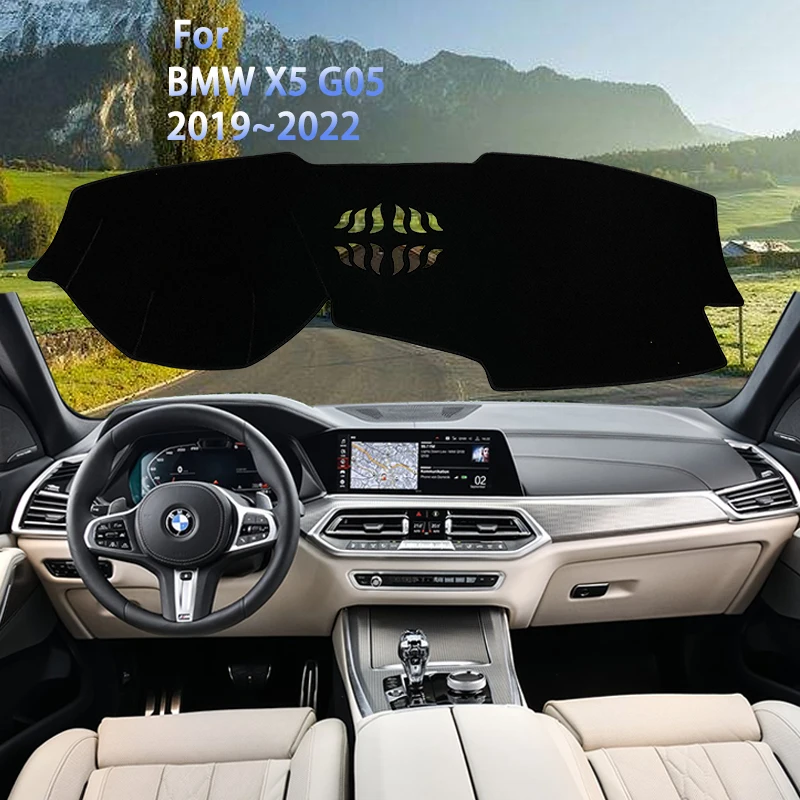 

for BMW X5 G05 2019~2022 Dashboard Cover Dash Mat Inner Sun Shade Dash Board Car Stickers Accessories With HUD And WithOut HUD