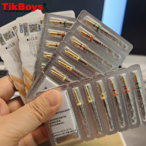 Imagen 2 del producto COXO SOCO SC PRO Plus Lima de conducto radicular Dental Limas de pulpa de dientes rotativas activadas por calor Nitinol Níquel-Titanio activado termicamente