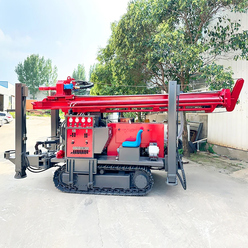 Customized 160/200m Hydraulic Deep Water Well Rig Diesel Crawler Efficient Light Portable Well Drilling Machine Boring Hot Sale