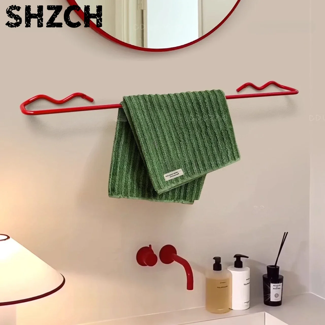 Bathroom Towel Bar, Dopamine Towel Racks for Bathroom Wall Mounted, Towel Holder Organizer Rod, Modern Home Decor