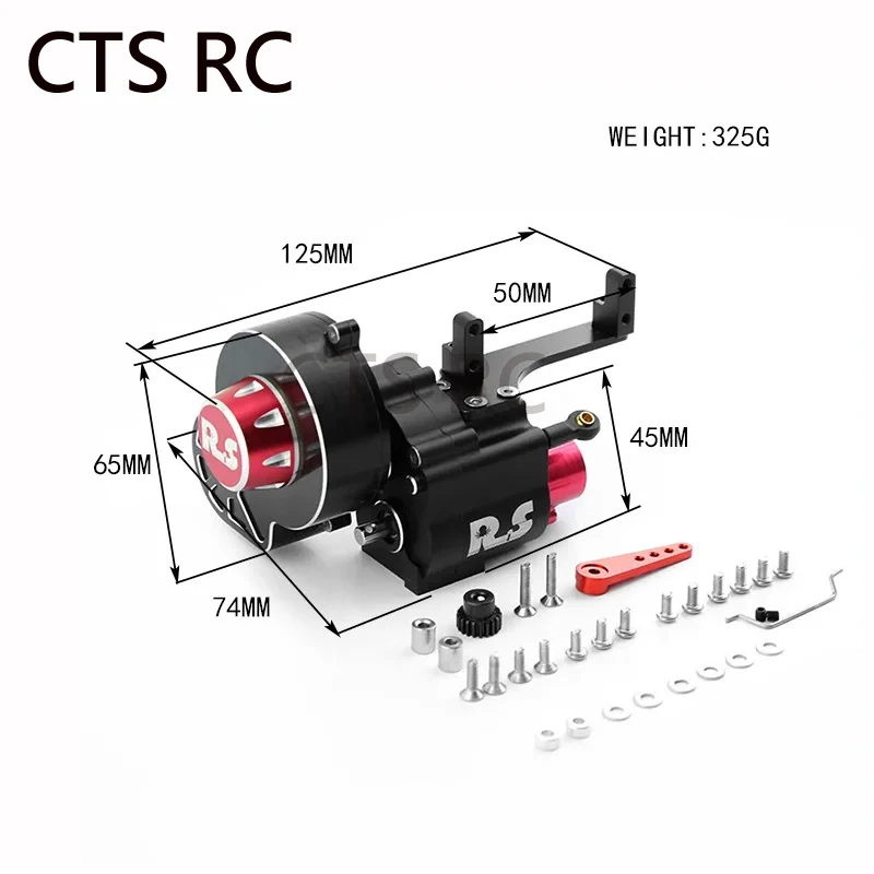 1/10 Rc Crawler Car Dual Speed Wave Box Upgraded Wave Box Reverse Wave Box For Axial Scx10 90047 90057