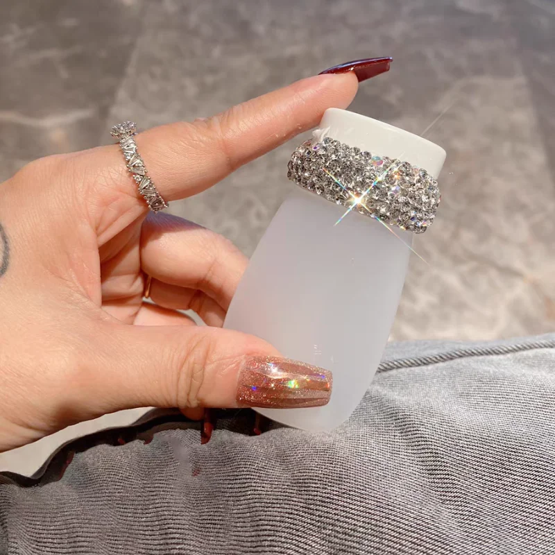 ขวดจ่ายโลชั่นแบบพกพาคุณภาพสูง ชุดเพชรเทียม สำหรับเดินทาง ขวดจ่ายแชมพู ครีมนวดผม และครีมอาบน้ำ ขนาดเล็ก