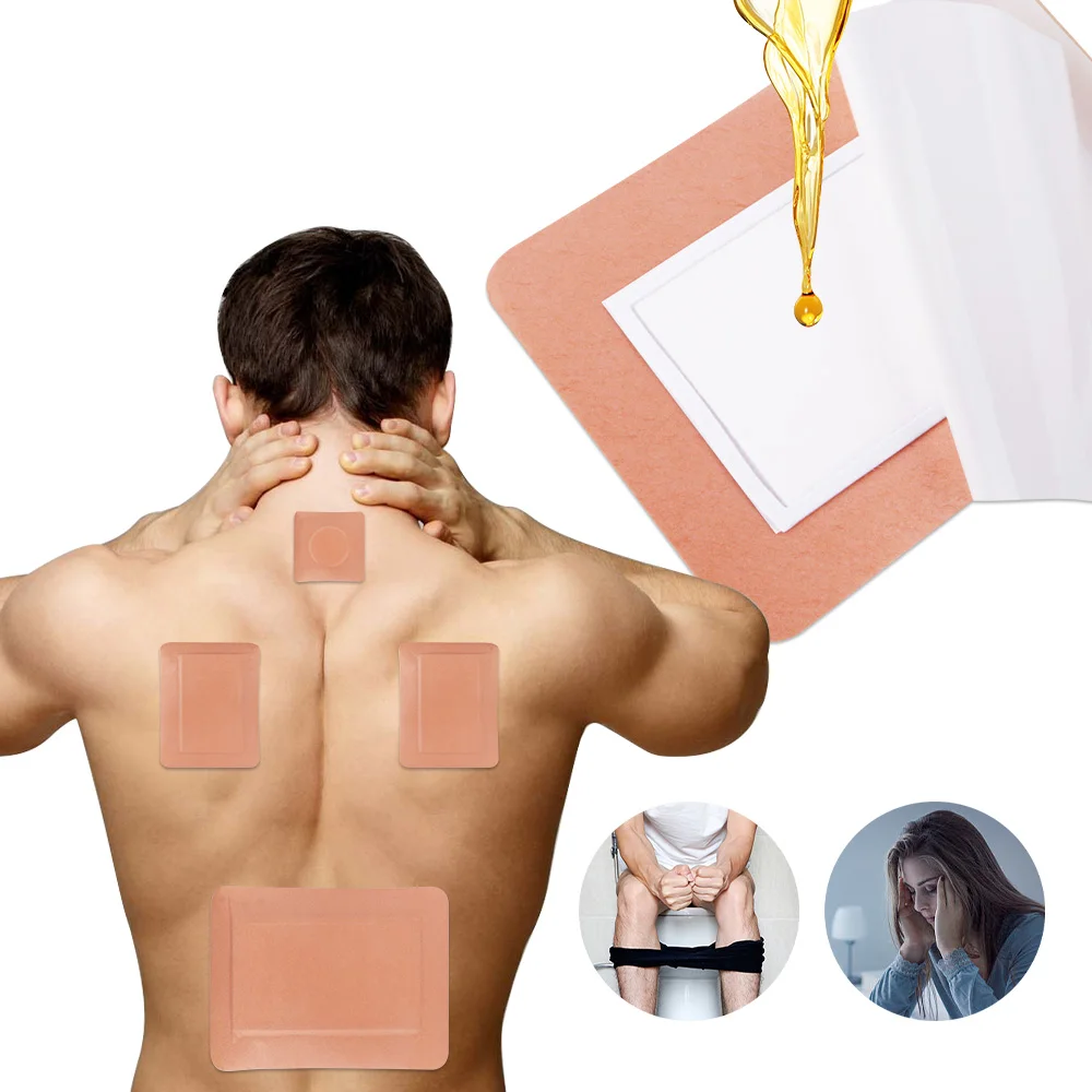10pcs Set Castor Oil Pack Waist Wrap Castor Oils Packs for Black Castor Oil No Washing Self Adhesive Anti Oil leak Women Men