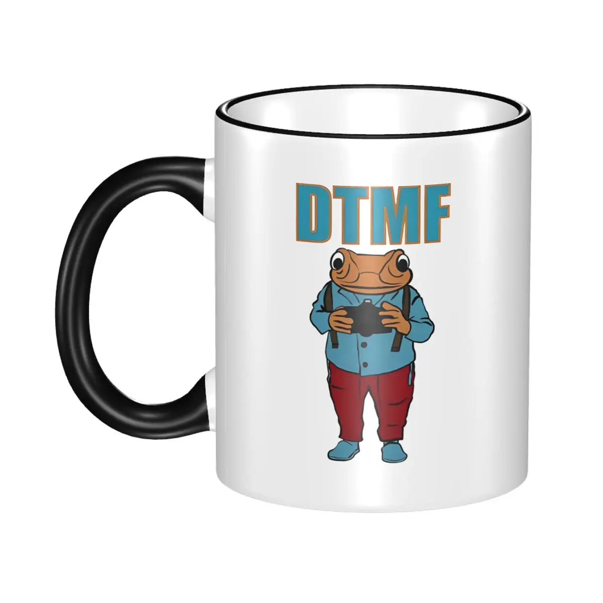Song Bad Bunny DTMF Mug Cute Tea Cup Healing Gift For Kids Adult