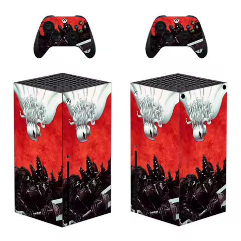 Berserk Guts Style Xbox Series X Skin Sticker for Console &amp; 2 Controllers Decal Vinyl Protective Skins Style 2