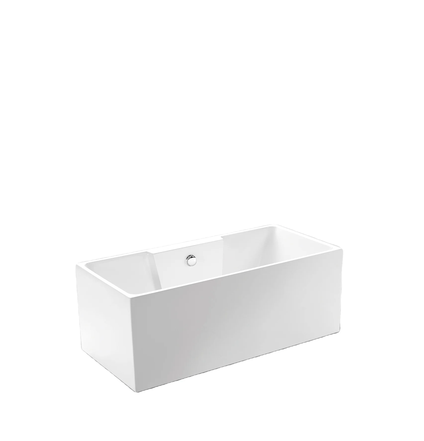 Hot Selling Extra Deep Custom Size Mini Square Bathtub Standard Size Free Standing Bathtub For Adult