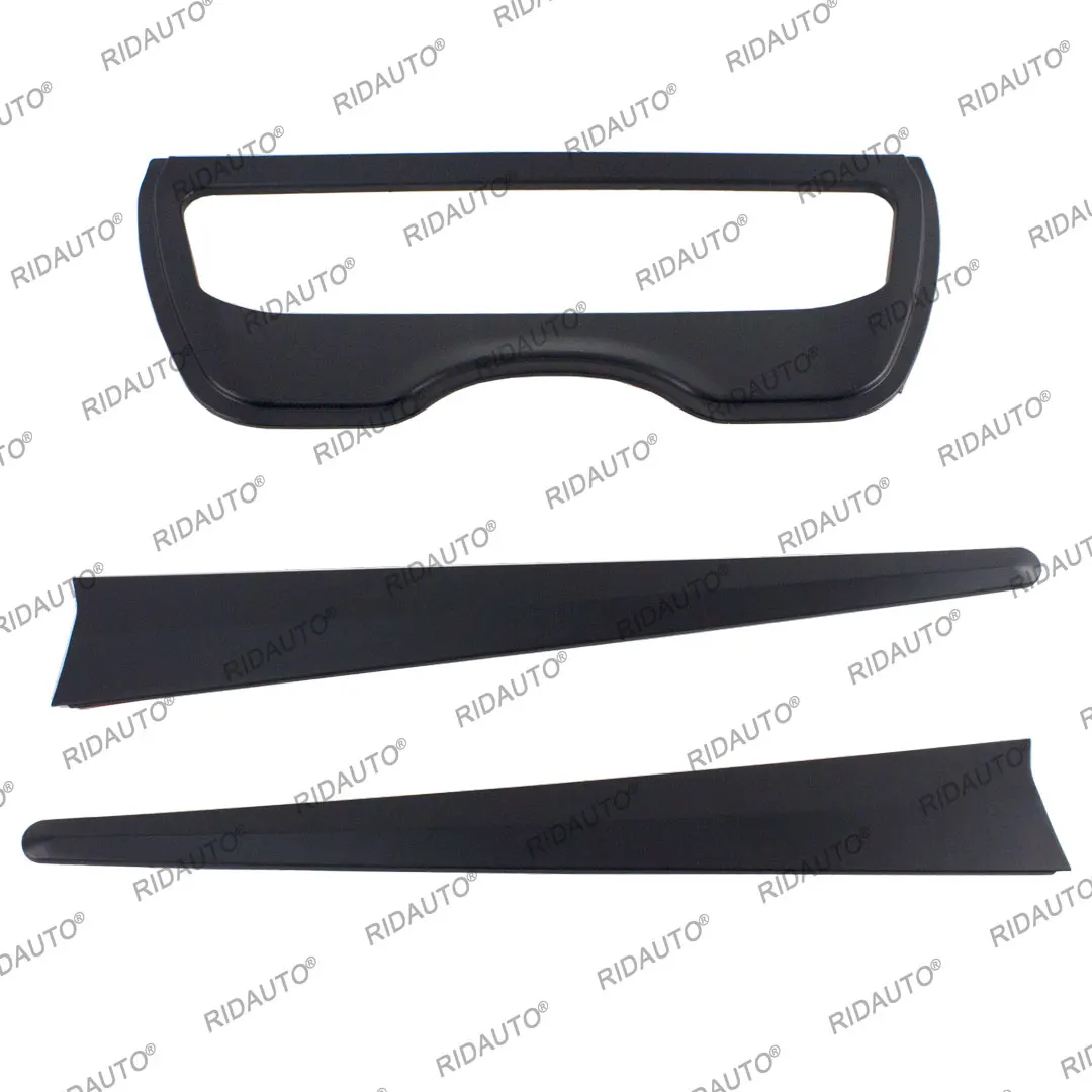 Matte Black Body Cover Kit Decoration Tuning Light Cover Garnish Trims Protection For Mazda BT50 2021 2022 2023 2024 Accessories