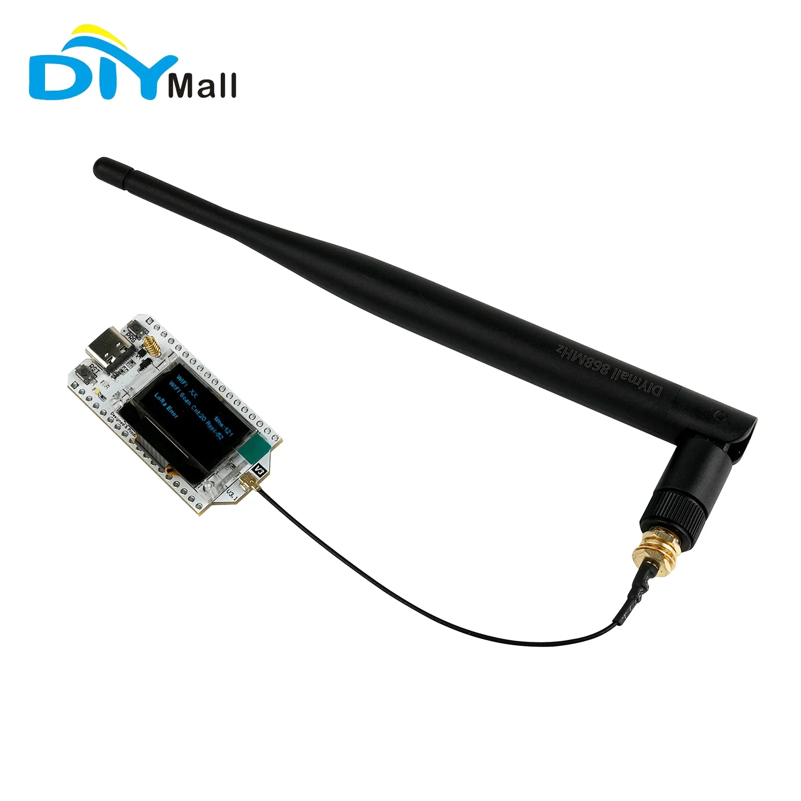 

DIYmall ESP32 LoRa 32 V3 Development Board with SX1262 & 0.96" OLED Low Power for Meshtastic Devices & Wireless IoT Projects